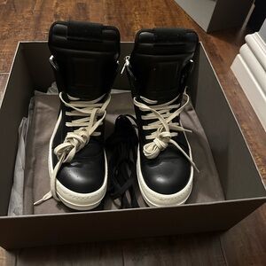 Rick Owens Geobasket High-Top Sneakers